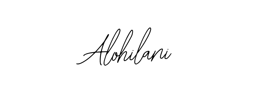 How to make Alohilani signature? Bearetta-2O07w is a professional autograph style. Create handwritten signature for Alohilani name. Alohilani signature style 12 images and pictures png
