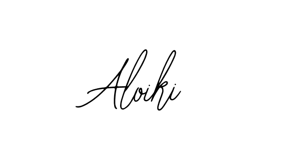 How to make Aloiki signature? Bearetta-2O07w is a professional autograph style. Create handwritten signature for Aloiki name. Aloiki signature style 12 images and pictures png