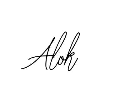 How to make Alok name signature. Use Bearetta-2O07w style for creating short signs online. This is the latest handwritten sign. Alok signature style 12 images and pictures png