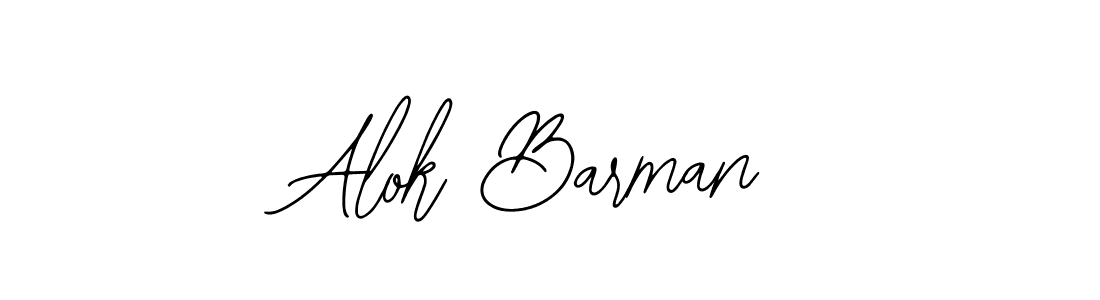 How to make Alok Barman name signature. Use Bearetta-2O07w style for creating short signs online. This is the latest handwritten sign. Alok Barman signature style 12 images and pictures png