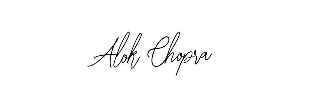 How to make Alok Chopra name signature. Use Bearetta-2O07w style for creating short signs online. This is the latest handwritten sign. Alok Chopra signature style 12 images and pictures png