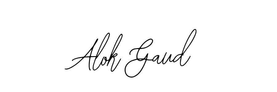 if you are searching for the best signature style for your name Alok Gaud. so please give up your signature search. here we have designed multiple signature styles  using Bearetta-2O07w. Alok Gaud signature style 12 images and pictures png