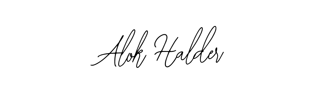 Use a signature maker to create a handwritten signature online. With this signature software, you can design (Bearetta-2O07w) your own signature for name Alok Halder. Alok Halder signature style 12 images and pictures png