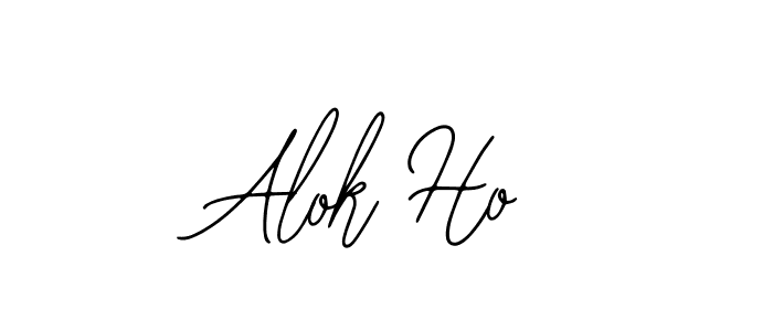 Bearetta-2O07w is a professional signature style that is perfect for those who want to add a touch of class to their signature. It is also a great choice for those who want to make their signature more unique. Get Alok Ho name to fancy signature for free. Alok Ho signature style 12 images and pictures png