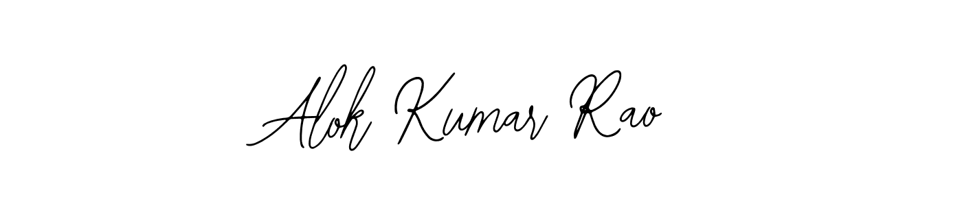 How to make Alok Kumar Rao name signature. Use Bearetta-2O07w style for creating short signs online. This is the latest handwritten sign. Alok Kumar Rao signature style 12 images and pictures png