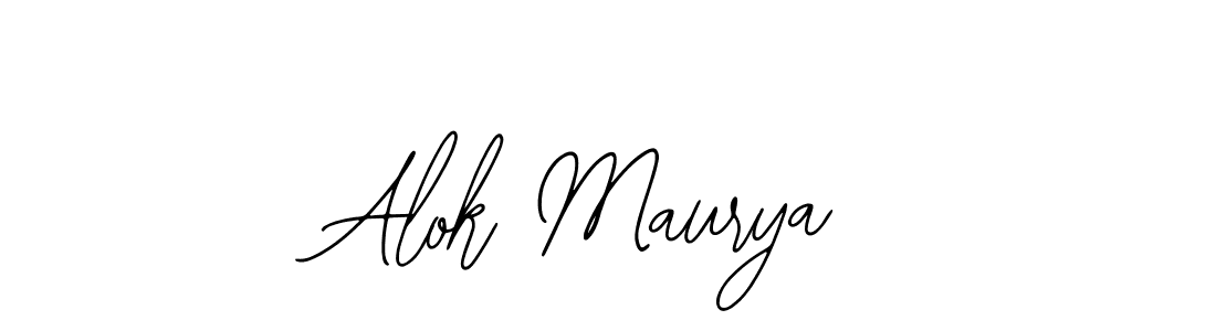 Use a signature maker to create a handwritten signature online. With this signature software, you can design (Bearetta-2O07w) your own signature for name Alok Maurya. Alok Maurya signature style 12 images and pictures png