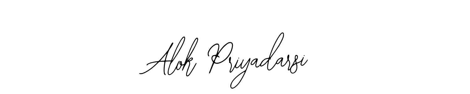 How to make Alok Priyadarsi name signature. Use Bearetta-2O07w style for creating short signs online. This is the latest handwritten sign. Alok Priyadarsi signature style 12 images and pictures png