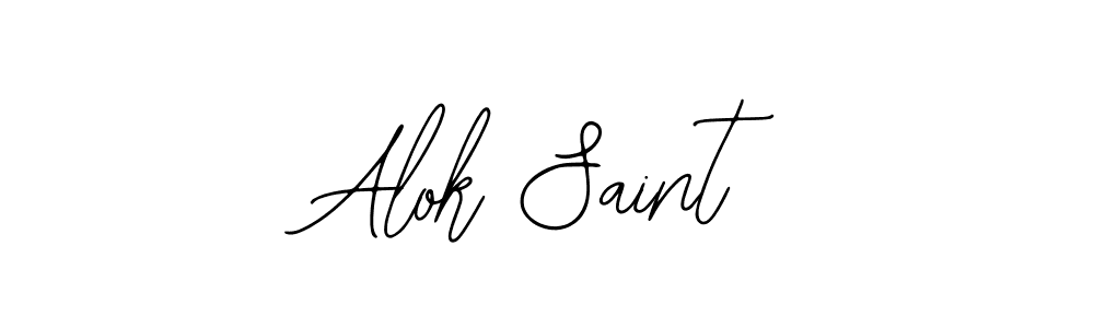 Make a beautiful signature design for name Alok Saint. Use this online signature maker to create a handwritten signature for free. Alok Saint signature style 12 images and pictures png