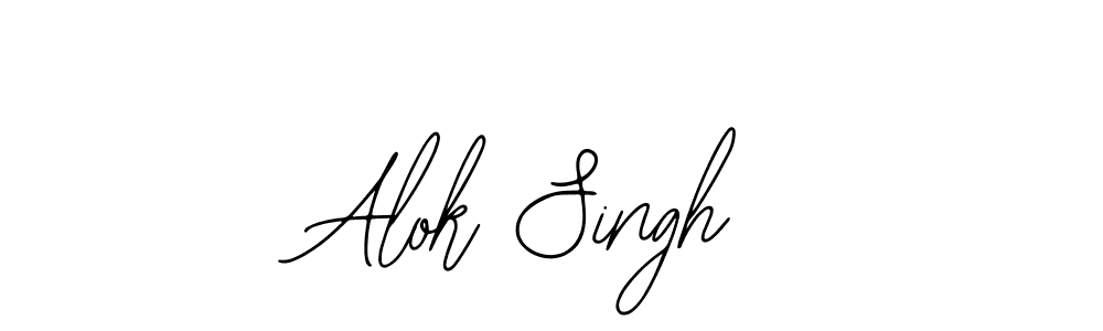 Use a signature maker to create a handwritten signature online. With this signature software, you can design (Bearetta-2O07w) your own signature for name Alok Singh. Alok Singh signature style 12 images and pictures png