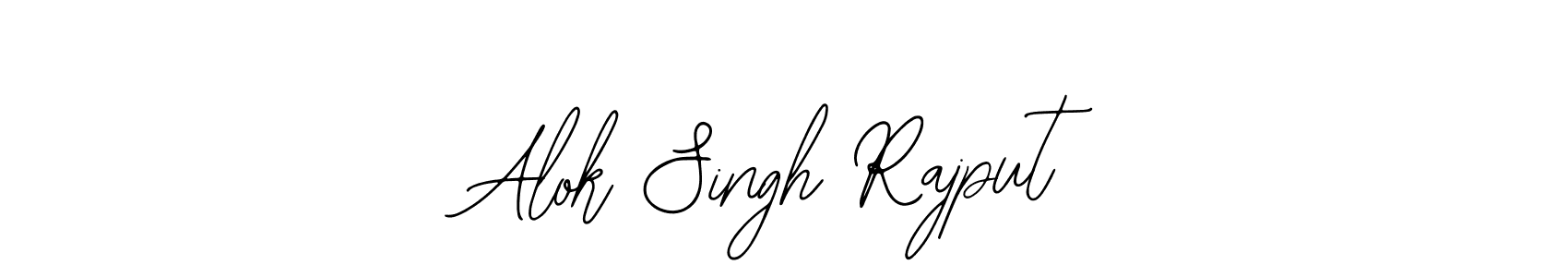 The best way (Bearetta-2O07w) to make a short signature is to pick only two or three words in your name. The name Alok Singh Rajput include a total of six letters. For converting this name. Alok Singh Rajput signature style 12 images and pictures png