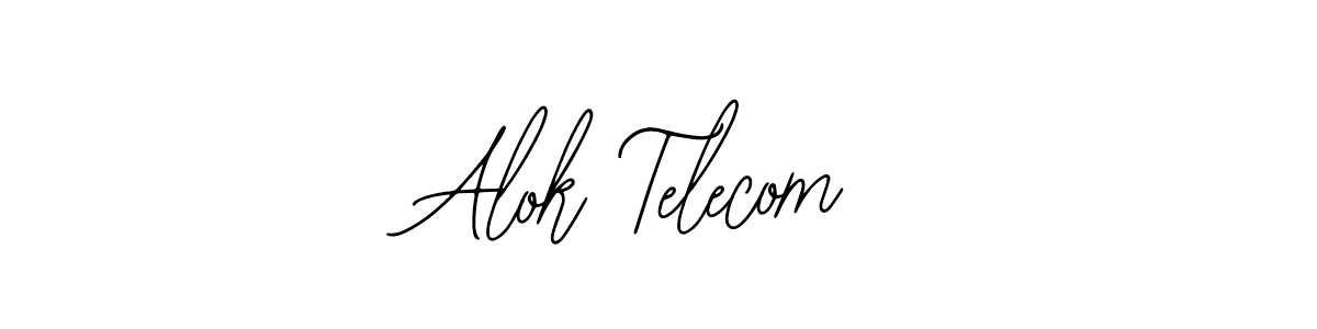 Also we have Alok Telecom name is the best signature style. Create professional handwritten signature collection using Bearetta-2O07w autograph style. Alok Telecom signature style 12 images and pictures png