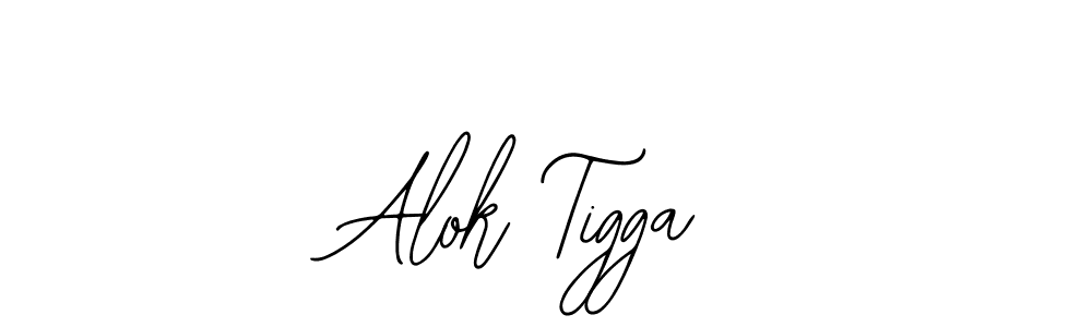 Design your own signature with our free online signature maker. With this signature software, you can create a handwritten (Bearetta-2O07w) signature for name Alok Tigga. Alok Tigga signature style 12 images and pictures png