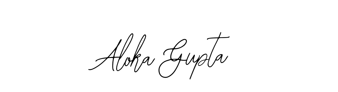 The best way (Bearetta-2O07w) to make a short signature is to pick only two or three words in your name. The name Aloka Gupta include a total of six letters. For converting this name. Aloka Gupta signature style 12 images and pictures png