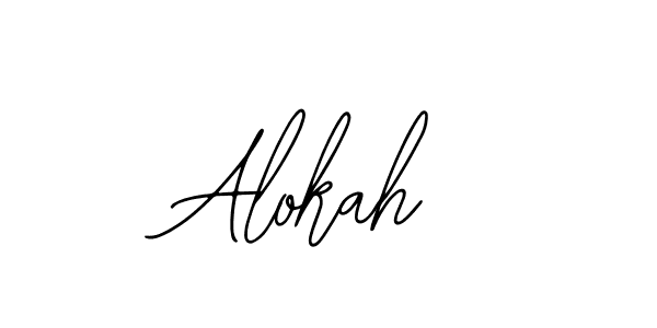 How to make Alokah signature? Bearetta-2O07w is a professional autograph style. Create handwritten signature for Alokah name. Alokah signature style 12 images and pictures png