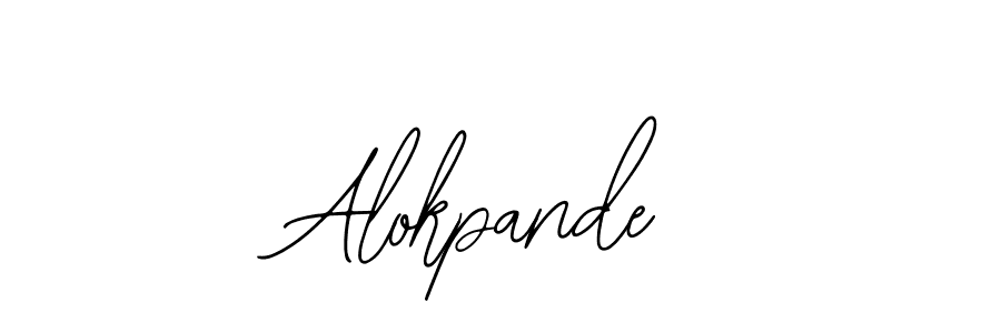 Make a beautiful signature design for name Alokpande. With this signature (Bearetta-2O07w) style, you can create a handwritten signature for free. Alokpande signature style 12 images and pictures png