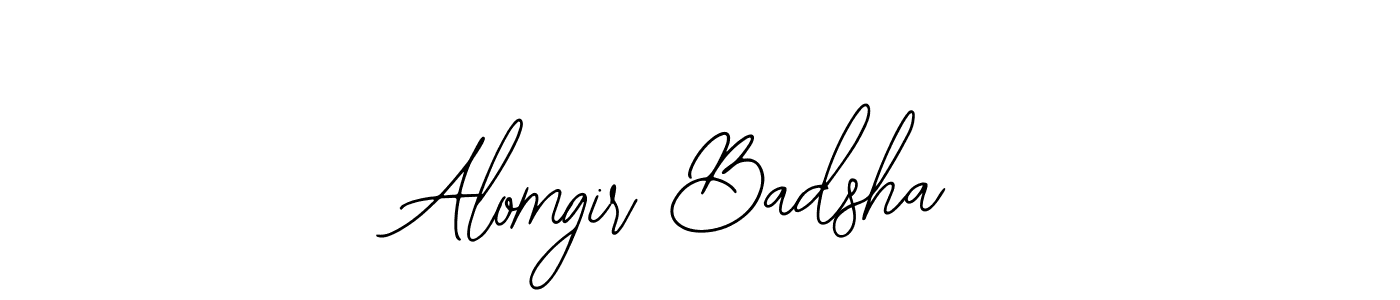Use a signature maker to create a handwritten signature online. With this signature software, you can design (Bearetta-2O07w) your own signature for name Alomgir Badsha. Alomgir Badsha signature style 12 images and pictures png