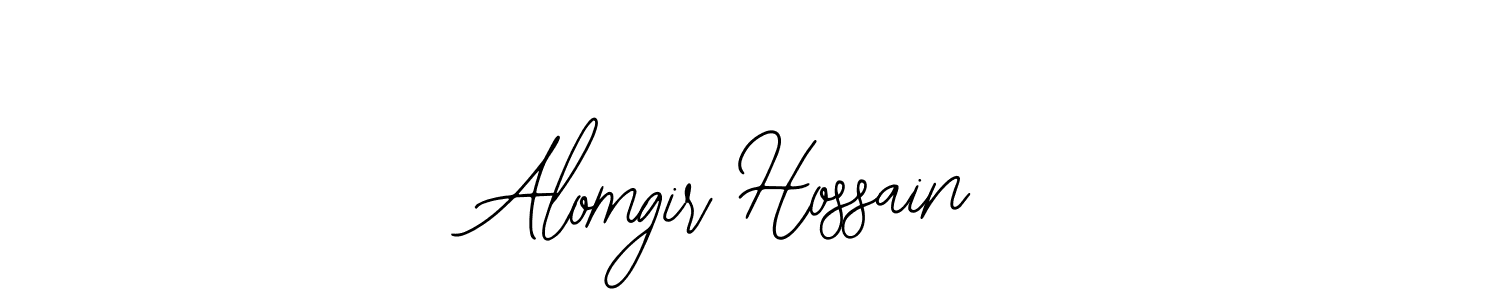 Use a signature maker to create a handwritten signature online. With this signature software, you can design (Bearetta-2O07w) your own signature for name Alomgir Hossain. Alomgir Hossain signature style 12 images and pictures png