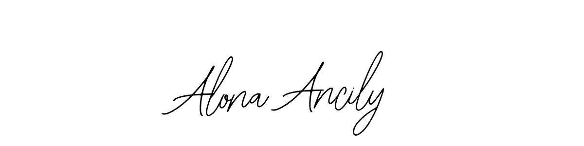 Make a beautiful signature design for name Alona Ancily. Use this online signature maker to create a handwritten signature for free. Alona Ancily signature style 12 images and pictures png