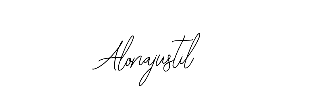 Use a signature maker to create a handwritten signature online. With this signature software, you can design (Bearetta-2O07w) your own signature for name Alonajustil. Alonajustil signature style 12 images and pictures png