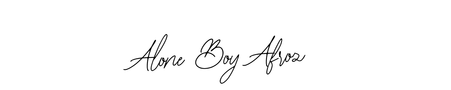 Bearetta-2O07w is a professional signature style that is perfect for those who want to add a touch of class to their signature. It is also a great choice for those who want to make their signature more unique. Get Alone Boy Afroz name to fancy signature for free. Alone Boy Afroz signature style 12 images and pictures png