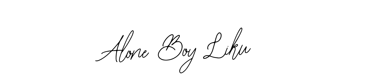 Also we have Alone Boy Liku name is the best signature style. Create professional handwritten signature collection using Bearetta-2O07w autograph style. Alone Boy Liku signature style 12 images and pictures png