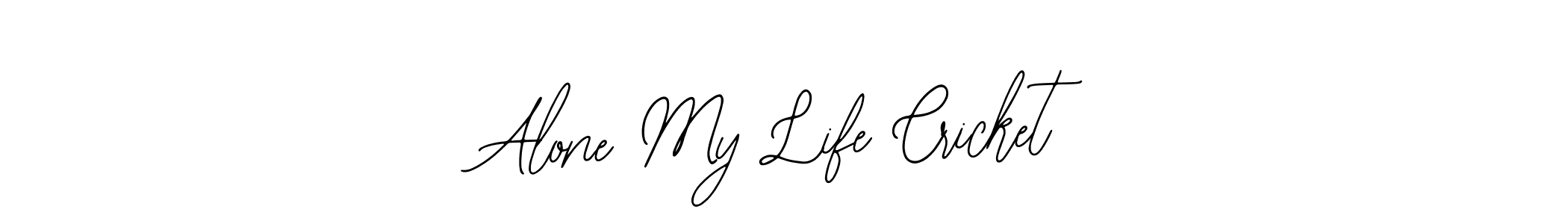Make a beautiful signature design for name Alone My Life Cricket. With this signature (Bearetta-2O07w) style, you can create a handwritten signature for free. Alone My Life Cricket signature style 12 images and pictures png