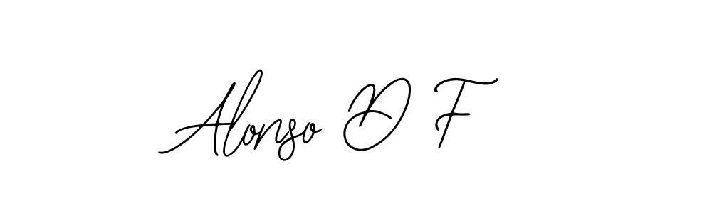 Also we have Alonso D F name is the best signature style. Create professional handwritten signature collection using Bearetta-2O07w autograph style. Alonso D F signature style 12 images and pictures png