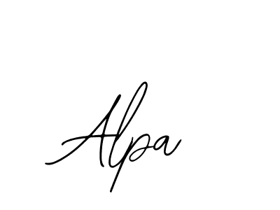 Bearetta-2O07w is a professional signature style that is perfect for those who want to add a touch of class to their signature. It is also a great choice for those who want to make their signature more unique. Get Alpa name to fancy signature for free. Alpa signature style 12 images and pictures png