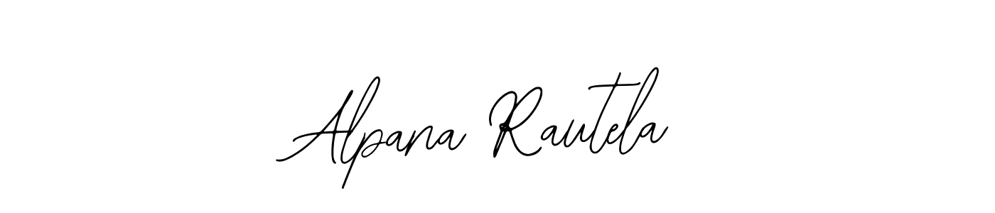How to make Alpana Rautela name signature. Use Bearetta-2O07w style for creating short signs online. This is the latest handwritten sign. Alpana Rautela signature style 12 images and pictures png