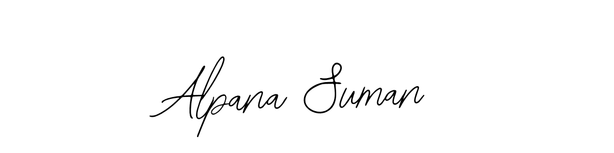 Design your own signature with our free online signature maker. With this signature software, you can create a handwritten (Bearetta-2O07w) signature for name Alpana Suman. Alpana Suman signature style 12 images and pictures png