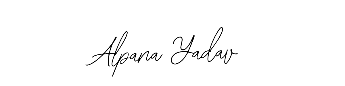 Make a beautiful signature design for name Alpana Yadav. With this signature (Bearetta-2O07w) style, you can create a handwritten signature for free. Alpana Yadav signature style 12 images and pictures png