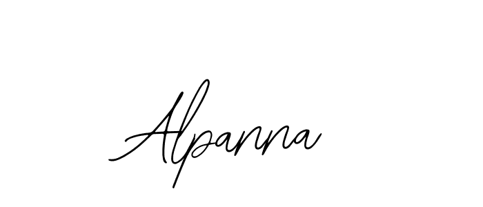 Alpanna stylish signature style. Best Handwritten Sign (Bearetta-2O07w) for my name. Handwritten Signature Collection Ideas for my name Alpanna. Alpanna signature style 12 images and pictures png