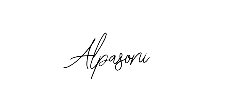 It looks lik you need a new signature style for name Alpasoni. Design unique handwritten (Bearetta-2O07w) signature with our free signature maker in just a few clicks. Alpasoni signature style 12 images and pictures png