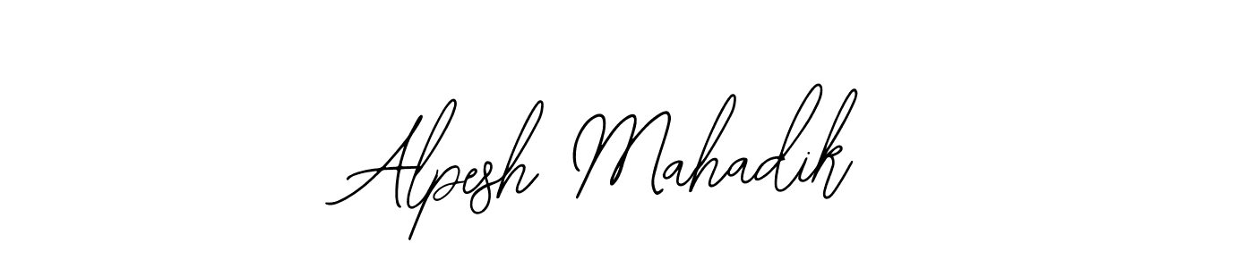 Similarly Bearetta-2O07w is the best handwritten signature design. Signature creator online .You can use it as an online autograph creator for name Alpesh Mahadik. Alpesh Mahadik signature style 12 images and pictures png