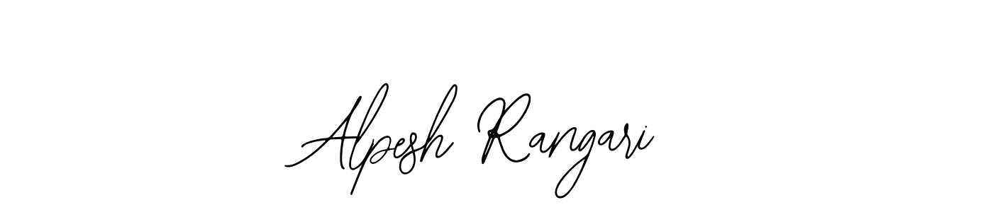 Design your own signature with our free online signature maker. With this signature software, you can create a handwritten (Bearetta-2O07w) signature for name Alpesh Rangari. Alpesh Rangari signature style 12 images and pictures png