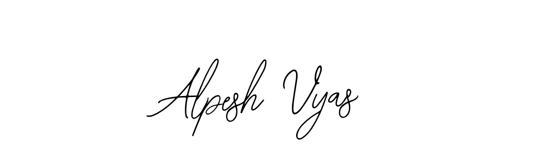 Make a short Alpesh Vyas signature style. Manage your documents anywhere anytime using Bearetta-2O07w. Create and add eSignatures, submit forms, share and send files easily. Alpesh Vyas signature style 12 images and pictures png