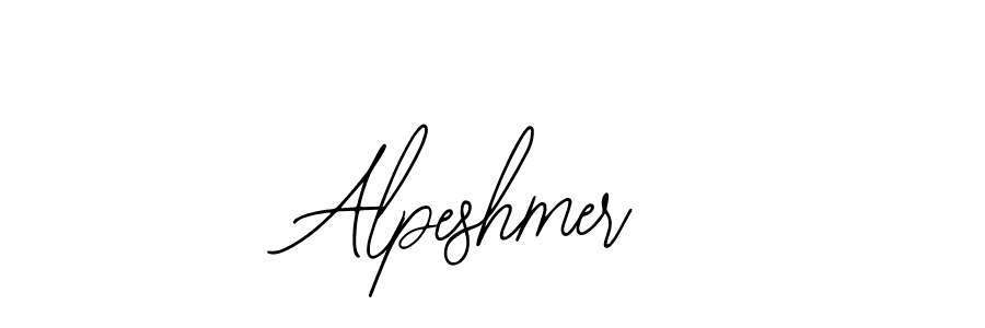 Bearetta-2O07w is a professional signature style that is perfect for those who want to add a touch of class to their signature. It is also a great choice for those who want to make their signature more unique. Get Alpeshmer name to fancy signature for free. Alpeshmer signature style 12 images and pictures png