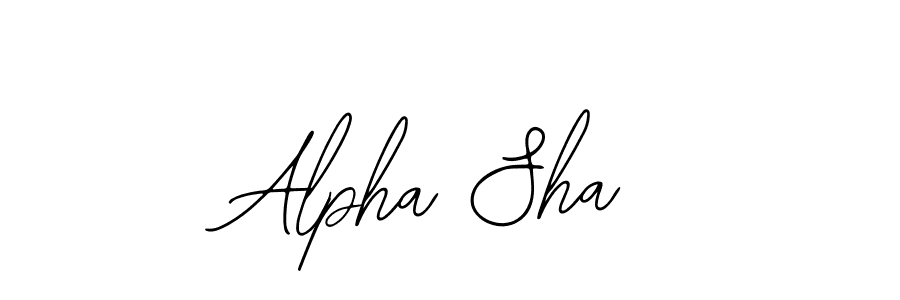 Bearetta-2O07w is a professional signature style that is perfect for those who want to add a touch of class to their signature. It is also a great choice for those who want to make their signature more unique. Get Alpha Sha name to fancy signature for free. Alpha Sha signature style 12 images and pictures png