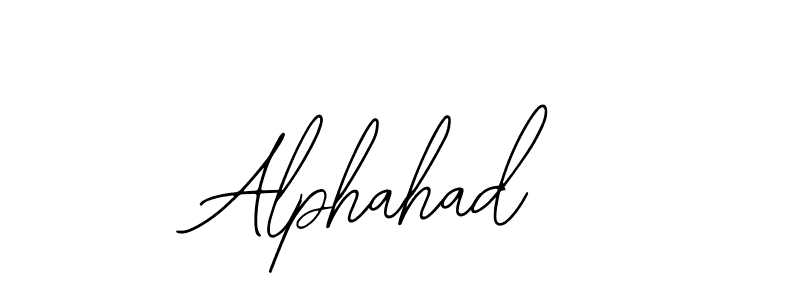 Also we have Alphahad name is the best signature style. Create professional handwritten signature collection using Bearetta-2O07w autograph style. Alphahad signature style 12 images and pictures png