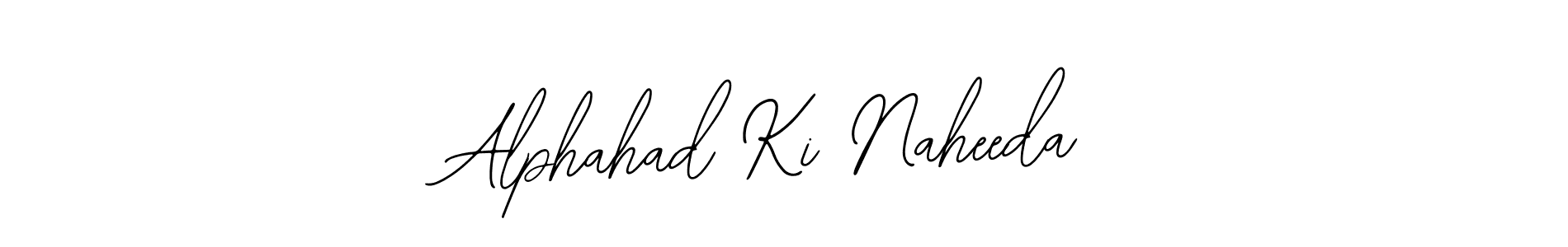 The best way (Bearetta-2O07w) to make a short signature is to pick only two or three words in your name. The name Alphahad Ki Naheeda include a total of six letters. For converting this name. Alphahad Ki Naheeda signature style 12 images and pictures png