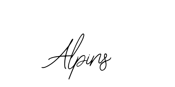 Make a beautiful signature design for name Alpins. Use this online signature maker to create a handwritten signature for free. Alpins signature style 12 images and pictures png