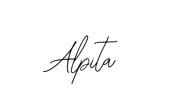 if you are searching for the best signature style for your name Alpita. so please give up your signature search. here we have designed multiple signature styles  using Bearetta-2O07w. Alpita signature style 12 images and pictures png