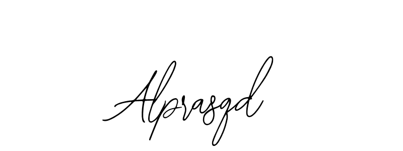 How to make Alprasqd name signature. Use Bearetta-2O07w style for creating short signs online. This is the latest handwritten sign. Alprasqd signature style 12 images and pictures png