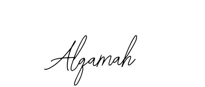 Design your own signature with our free online signature maker. With this signature software, you can create a handwritten (Bearetta-2O07w) signature for name Alqamah. Alqamah signature style 12 images and pictures png