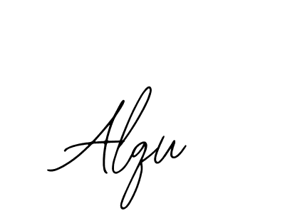 Use a signature maker to create a handwritten signature online. With this signature software, you can design (Bearetta-2O07w) your own signature for name Alqu. Alqu signature style 12 images and pictures png