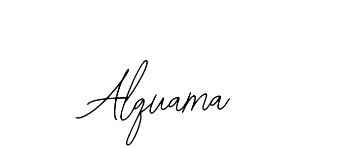 Bearetta-2O07w is a professional signature style that is perfect for those who want to add a touch of class to their signature. It is also a great choice for those who want to make their signature more unique. Get Alquama name to fancy signature for free. Alquama signature style 12 images and pictures png