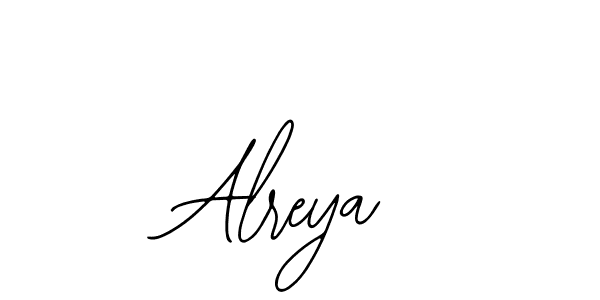 Design your own signature with our free online signature maker. With this signature software, you can create a handwritten (Bearetta-2O07w) signature for name Alreya. Alreya signature style 12 images and pictures png