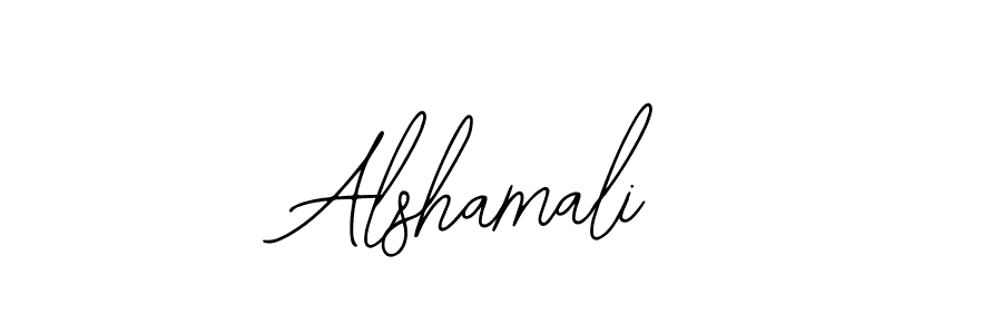 How to make Alshamali signature? Bearetta-2O07w is a professional autograph style. Create handwritten signature for Alshamali name. Alshamali signature style 12 images and pictures png