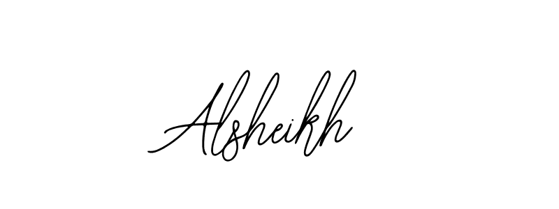 How to Draw Alsheikh signature style? Bearetta-2O07w is a latest design signature styles for name Alsheikh. Alsheikh signature style 12 images and pictures png