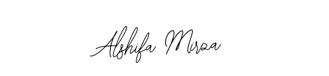 Design your own signature with our free online signature maker. With this signature software, you can create a handwritten (Bearetta-2O07w) signature for name Alshifa Mirza. Alshifa Mirza signature style 12 images and pictures png
